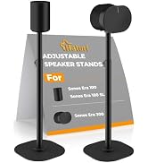Haturi Adjustable Speaker Stands for Sonos Era 100, 100 SL & Era 300, Pair | 22"–42" height range...