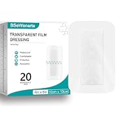 Transparent Film Dressing with Pad Waterproof Clear Bandages for Tattoo Aftercare Bandage,Scar Th...