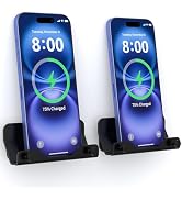 HomeMount Hands Free Wall Mount Phone Holder with Adhesive Strip for Bedroom Living Room Kitchen ...