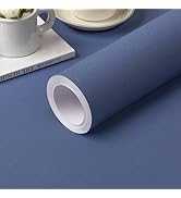 practicalWs Blue Peel and Stick Wallpaper 15.7" x 118.1" Blue Contact Paper for Cabinets and Draw...