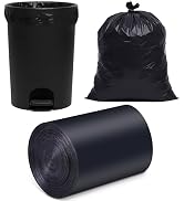 O2frepak 13 Gallon Multipurpose Tear-Resistant Trash Bags,Heavy Duty,Tastless and Black Garbage B...