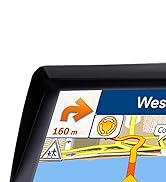 URFRU 7-Inch GPS Navigator for Car Truck RV, 2025 Offline Maps with Lifetime Free Updates, Touchs...