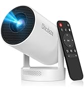 Mini Projector with WiFi and Bluetooth, Smart Portable Projector with 4K Support, 5w Sound Base S...