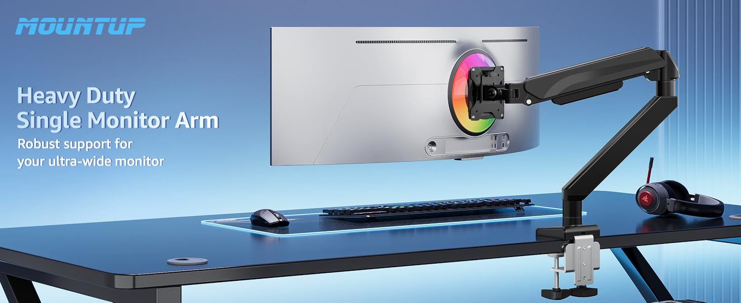 heavy duty monitor arm