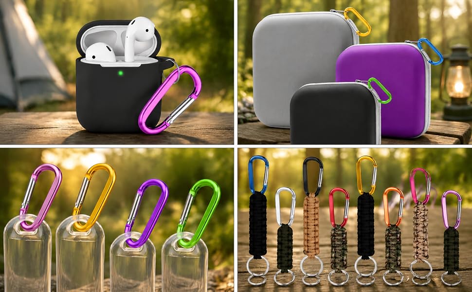 carabiner clips