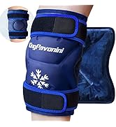 XXL Knee Ice Pack Wrap Around Entire Knee After Surgery, Reusable Gel Ice Pack for Knee Injuries,...