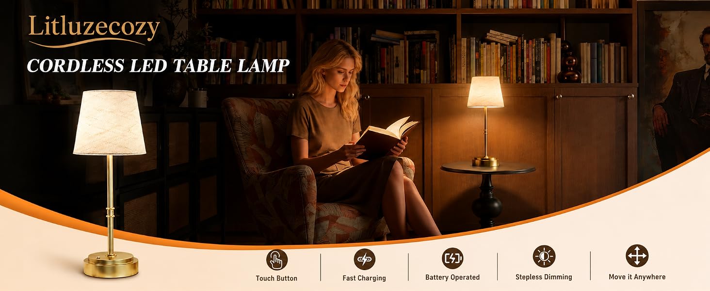 Litluzecozy Cordless Lamp