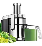 Juice Extractor,Wide Mouth Centrifugal Juicer Machine LED Touch Control Function with Juice Jug,A...