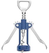 Wine Opener,Multifunctional Bottles Opener Zinc Alloy Corkscrew Wine Opener with Ergonomic Wing H...