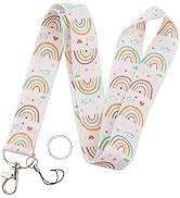 Yiflin Cute Neck Lanyard for Keys, Wallet, Id Card Holder, Cool Keychain Lanyard for Women, Men, ...