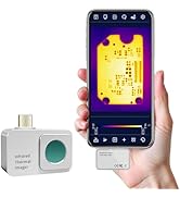 BTMETER Thermal Camera for Android - Thermal Imaging Camera 256 × 192 (49,152 Pixels) 25Hz Frame ...