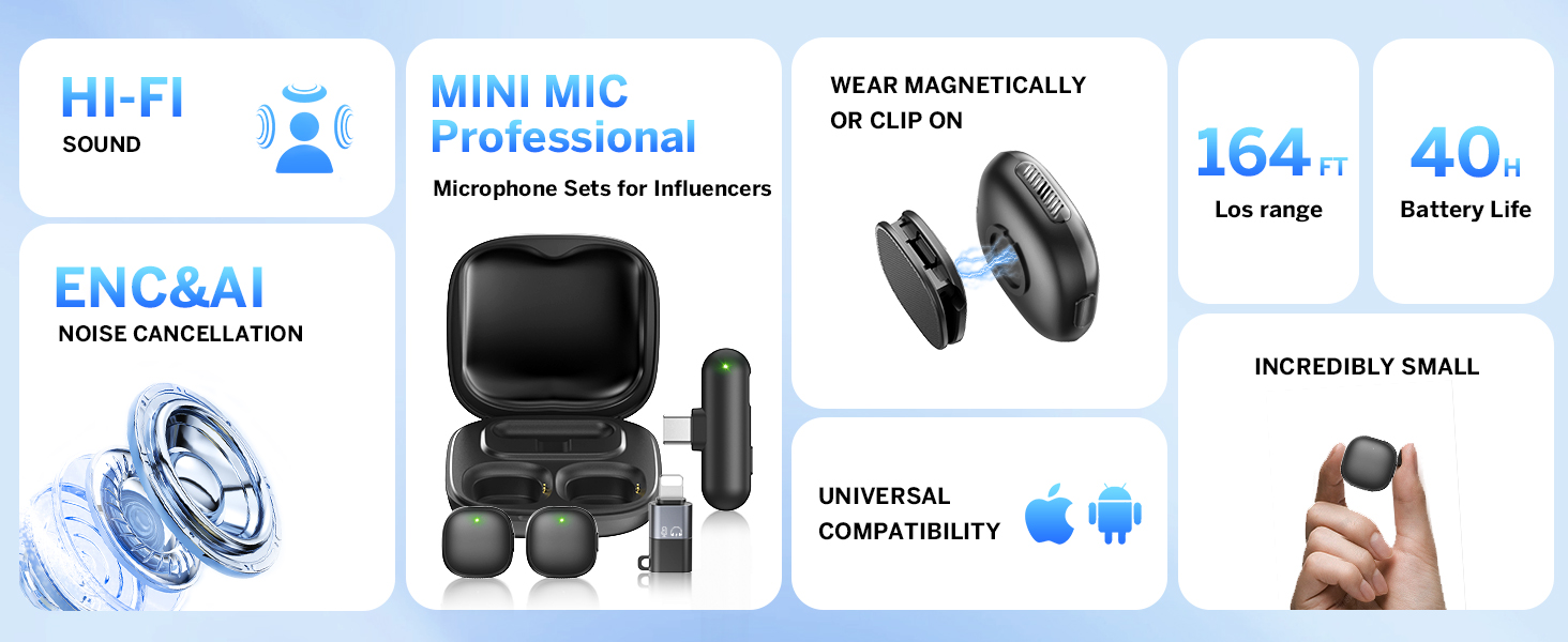 wireless lavalier microphone for iphone