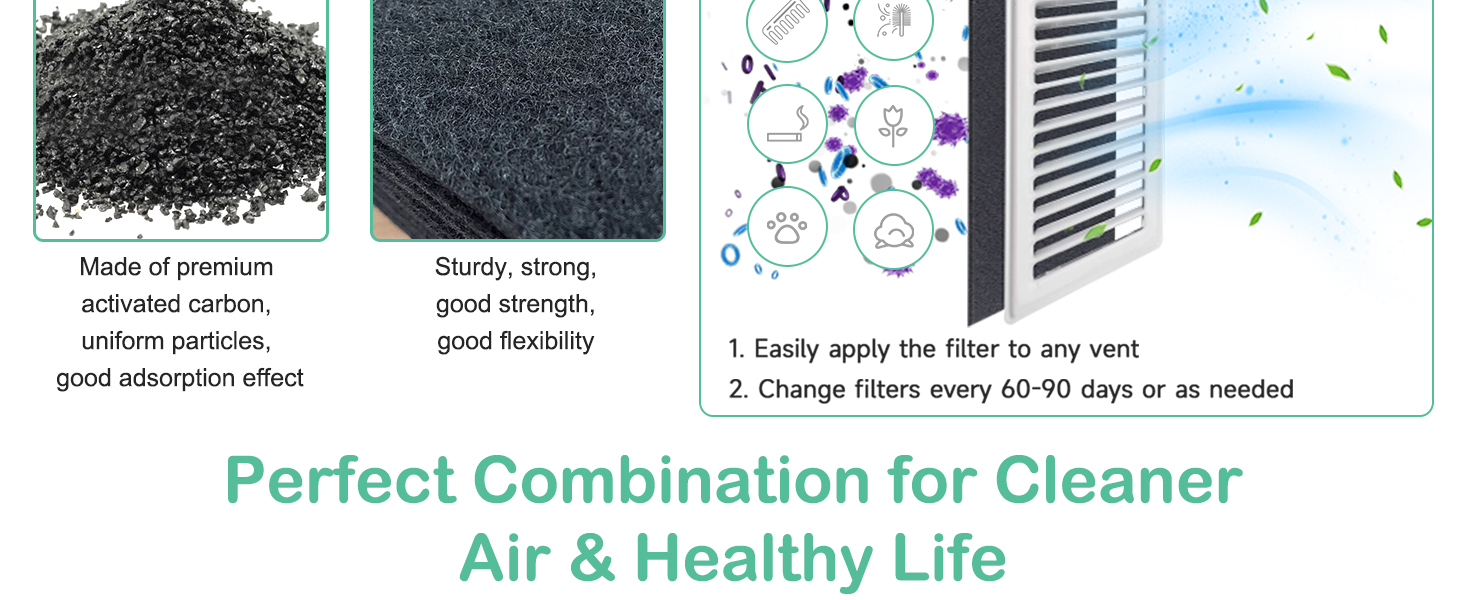 air vent filter charcoal