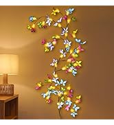 CAMANTU Enchanted Willow Vine Lights with Butterfly 6FT 40 LED, Lighted Fake Butterfly Decorative...
