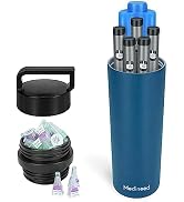 MEDINEED Insulin Cooler Travel Case, 60H 3-6 Pens Travel Medicine Kit Diabetes Care, Travel Medic...