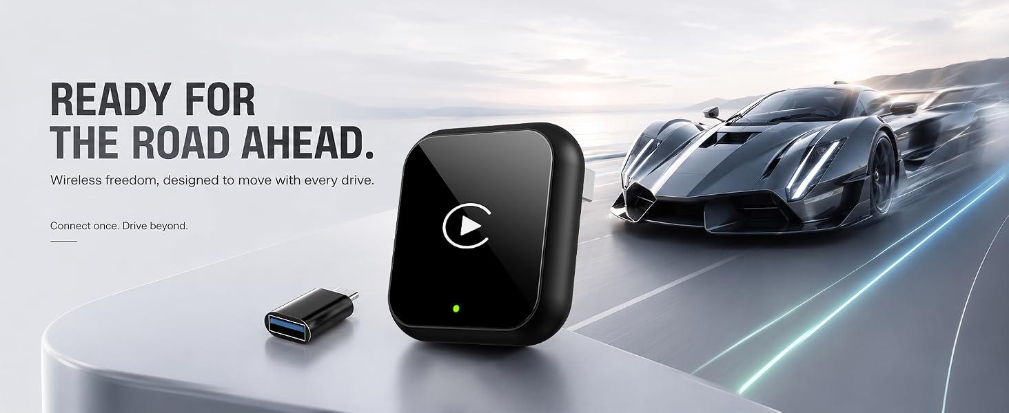 Wireless freedom, designed to move with every drive.