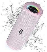HEYSONG Portable Bluetooth Speaker, Waterproof Wireless Shower Speakers with Good Bass, IPX7 Floa...