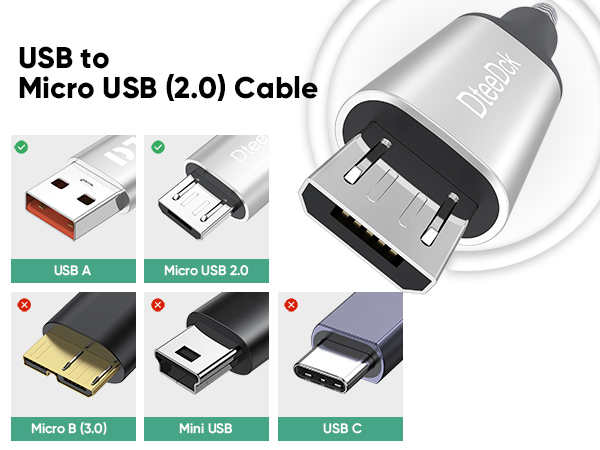 USB to Micro USB Cable