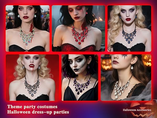 Halloween jewelry set