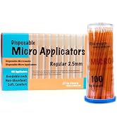 LA MIERE 400Pcs/Box Bendable Dental Microbrush Applicator, Disposable Micro Brushes International...