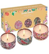 Scented Candles Gifts, Candles for Home Scented, 2.5 Oz Jar Candle Gifts Set with Strongly Fragra...
