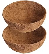Coco Liner for Replacement Plant Basket planters, Pre-Formed Coconut Liner 20 inch 2 Pack