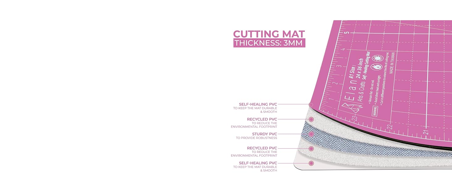 cutting mat pink