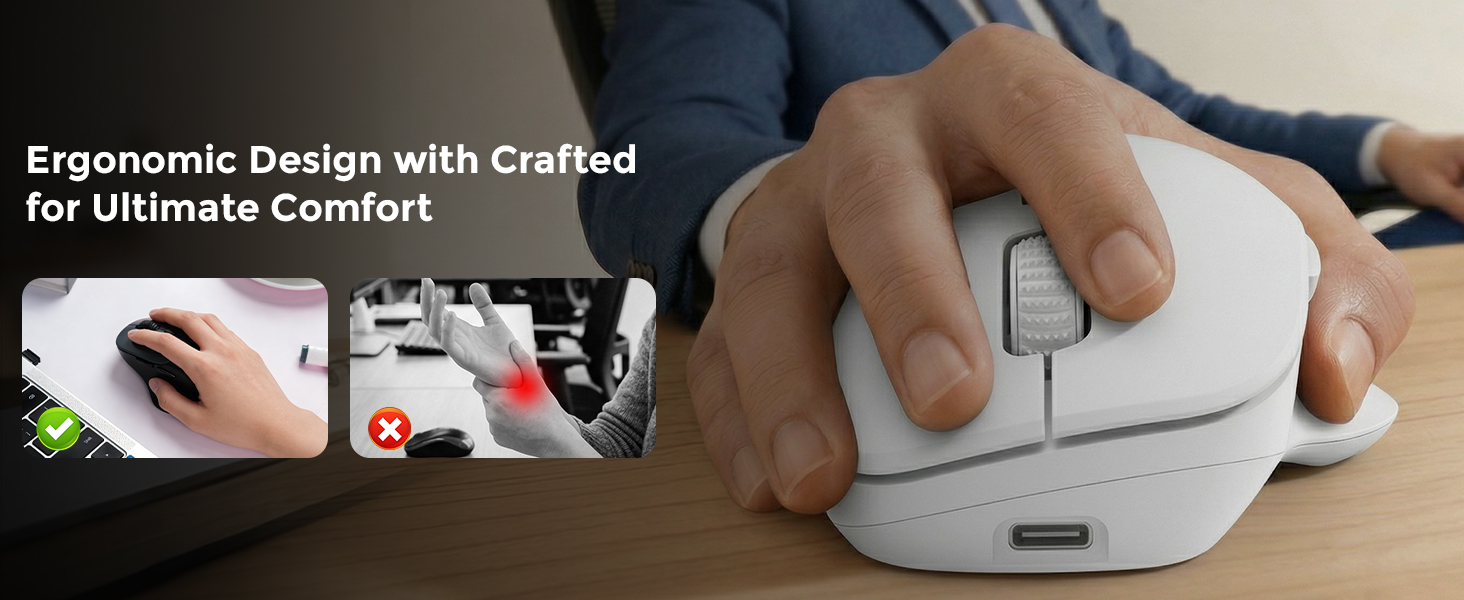 white Wireless Mouse