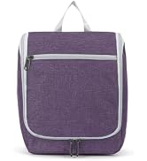 Della Gao Hanging Toiletry Bag for Women, Travel Toiletry Bags Makeup Bag Organizer, Water-resist...