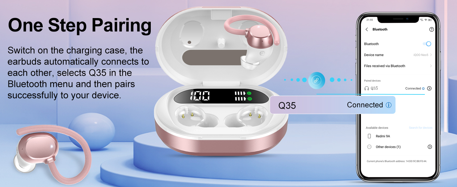 Running on-ear earbuds