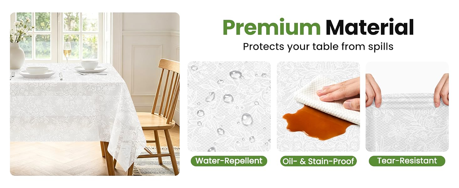 Protects your table from spills