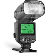 Altura Photo Camera Flash with LCD Display for DSLR & Mirrorless Cameras - External Speedlite Fea...