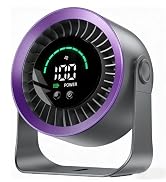 Refluxe Mini Desk Fan, Small USB Rechargeable Quiet Desktop Fan, Cooling Table Electric Fan with ...