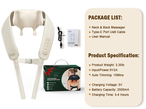 neck massager heated