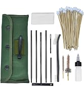 Miaozhun Compact Gun Cleaning Kit for Rifle Pistol Shotgun .22 .223/5.56mm .20-.25 Caliber