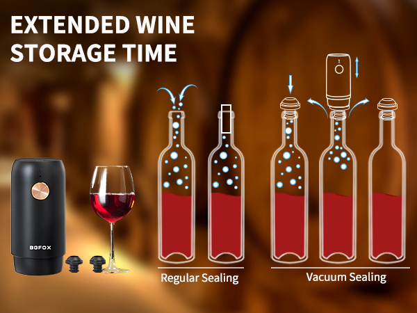 EXTENDED WINE STORAGE TIME