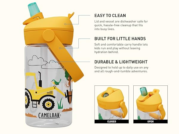 Thrive Flip Straw Kids Tritan Renew Water Bottle