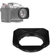 Haoge Metal Squaret Lens Hood for Fujifilm XF 35mm F2 R WR, XF 23mm F2 R WR, XC 35mm F2 Lenses, X...