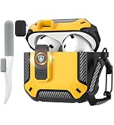 Maxjoy for AirPods 4 Case with Lock, AirPods 4th Generation Case Cover with Cleaner Kit Shockproo...