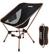 MARCHWAY Lightweight Folding Camping Chair, Stable Portable Compact for Outdoor Camp, Travel, Bea...