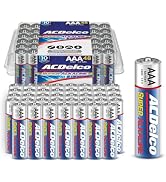ACDelco 48-Count AAA Batteries, Maximum Power Super Alkaline Battery, 10-Year Shelf Life, Reclose...
