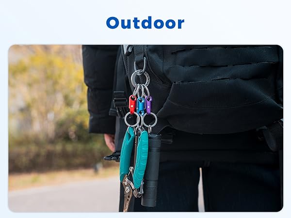 quick disconnect keychain for outdoor