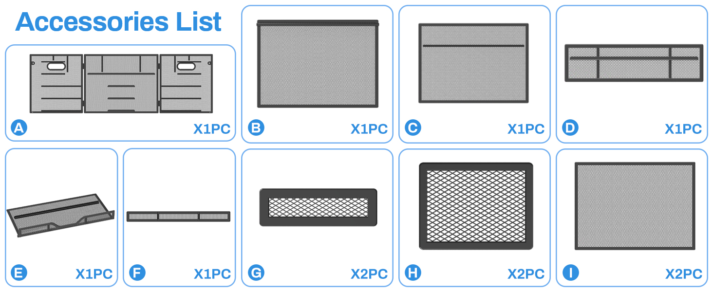 Complete Parts and Components List