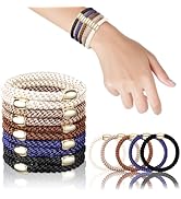 FORENEE Hair Ties No Damage - 10PCS Ponytail Holders - Elastic Hair Ties for Thick Hair - Braided...