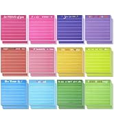 24 Pcs Inspirational Sticky Notes 3x3'' Motivational Notepads with Lines Employee Appreciation St...
