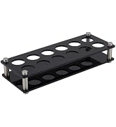 HOBBIESAY 12 Hole Acrylic Shot Glass Holder 1.18 Inch Hole Shot Glass Serving Tray for Bar Tequil...