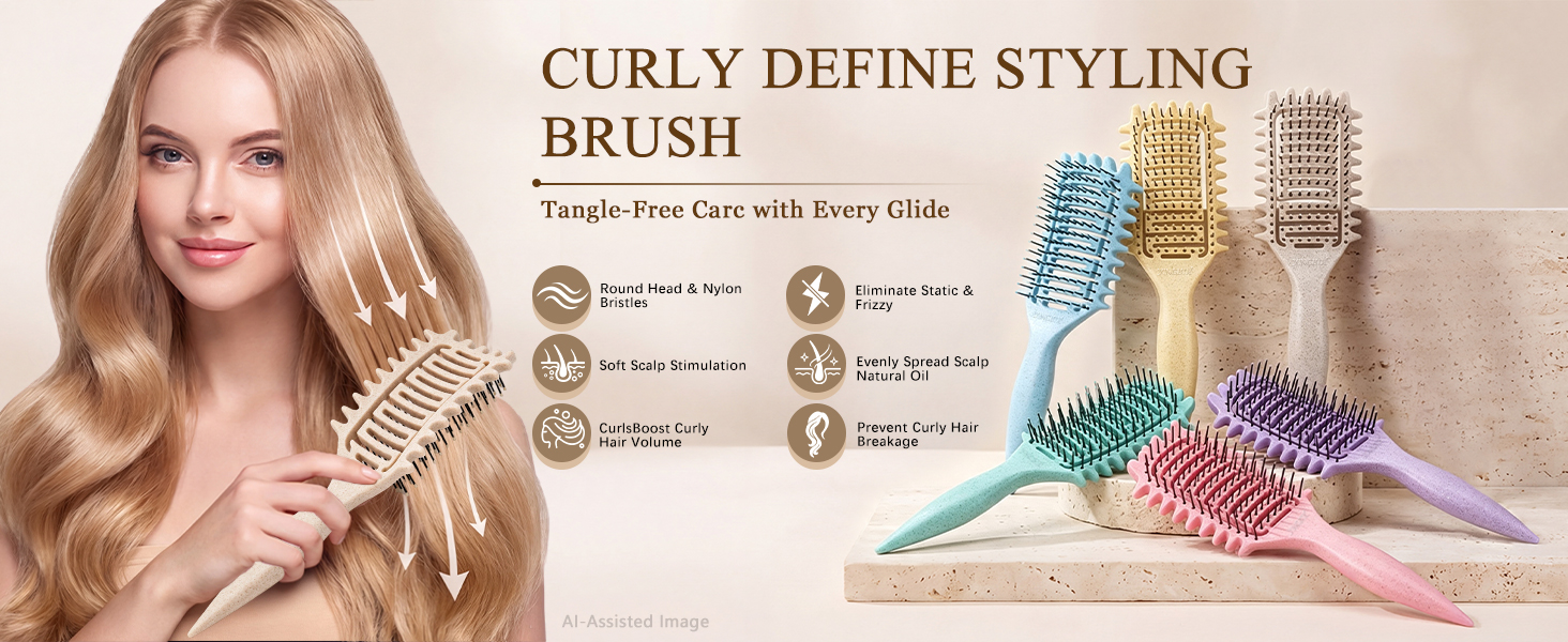 curly hair brush