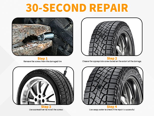 tire plug screws kit,screw tire plugs repair kit,tire plugs kit,motorcycle tire plug kit