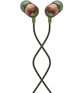 House of Marley Smile Jamaica Wired Noise Isolating Headphones with Microphone, Green