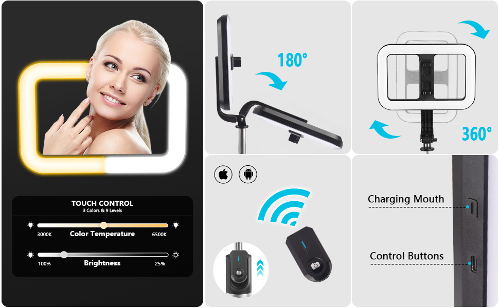 Selfie Ring Light with Stand
